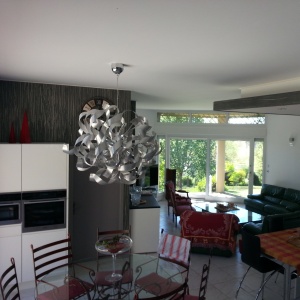 plafond acoustique pièce de grand volume