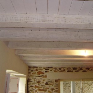 Peinture plafond façon cérusé
